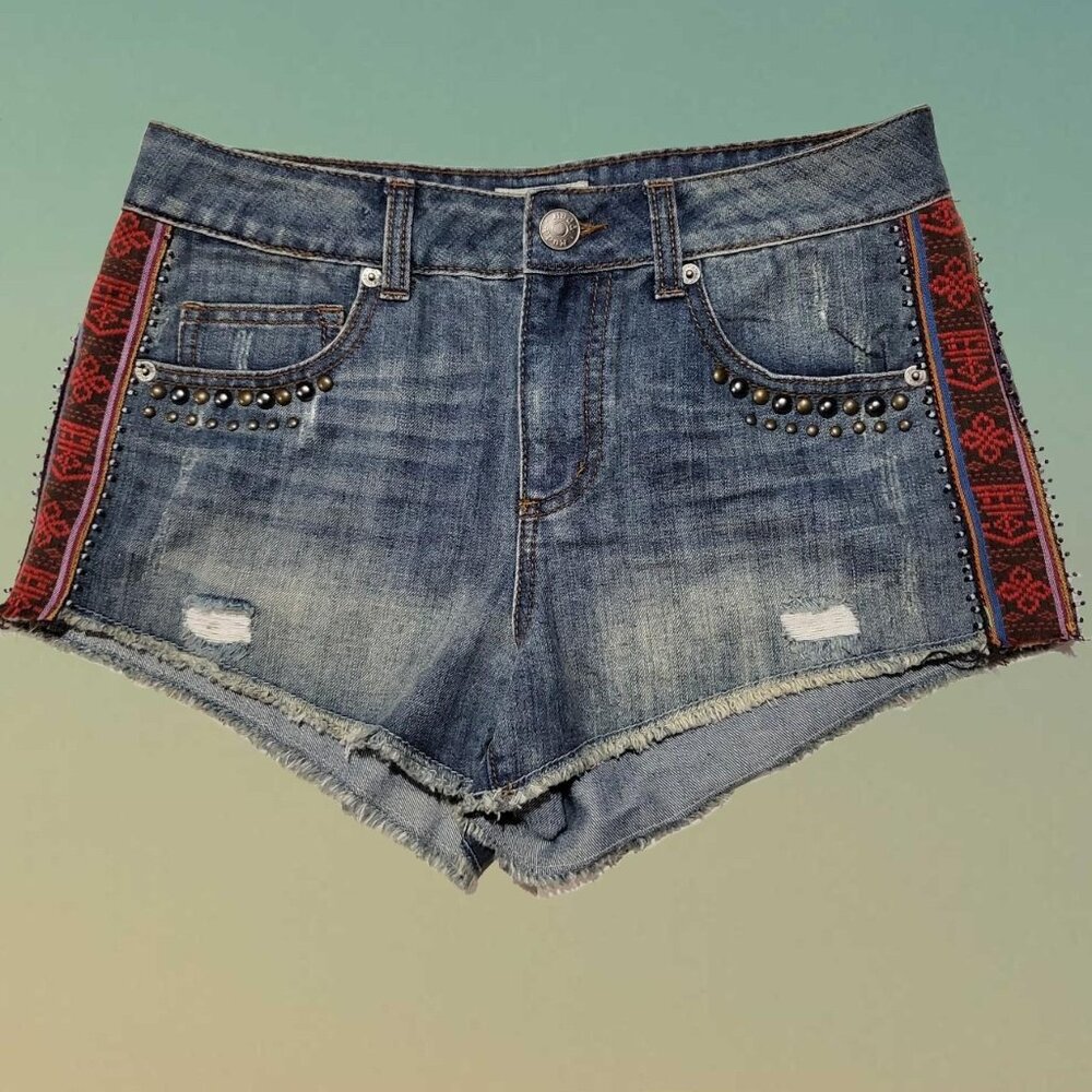 Mudd low rise short denim shorts